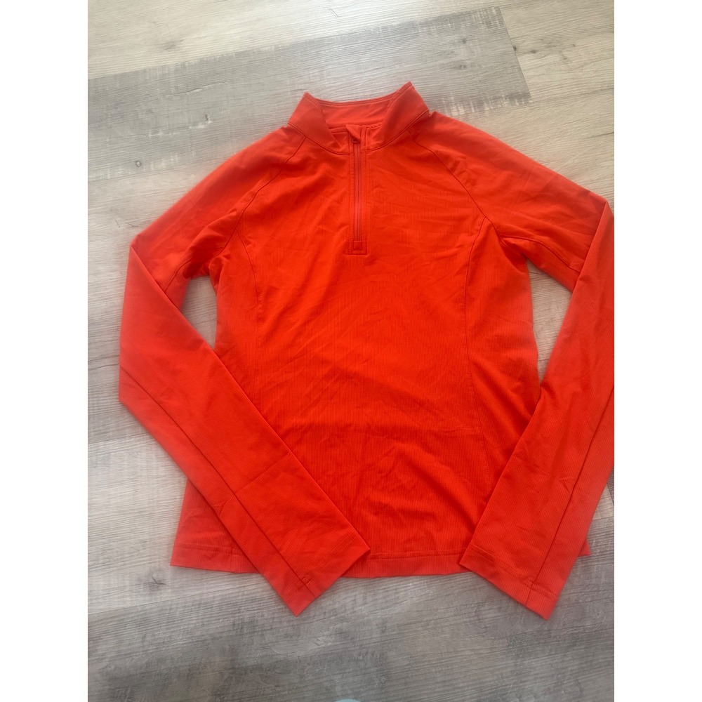 Outdoor Voices 1/4 Zip Pullover - Ember/Orange